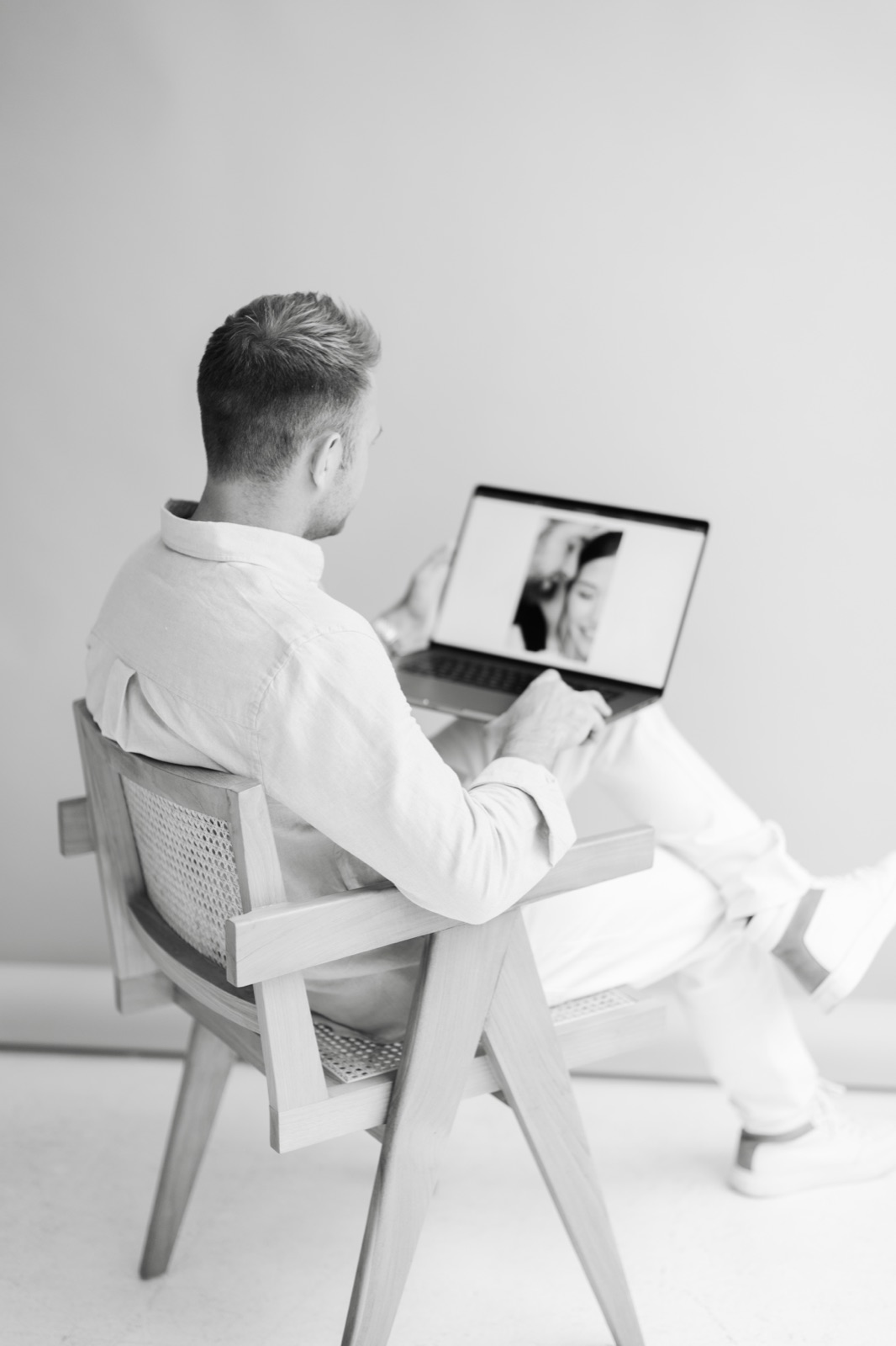 Alex Knight on a coaching video call