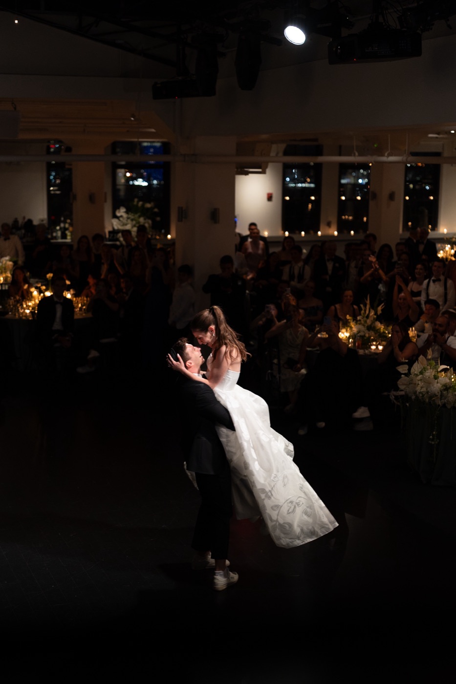 Before — reception low light, unedited